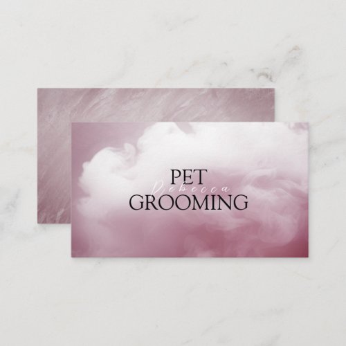 Animal Care Pet Grooming Spa Salon Puppy Business Card