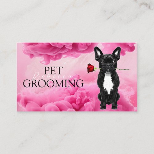 Animal Care Pet Grooming Spa Salon Puppy Business Card