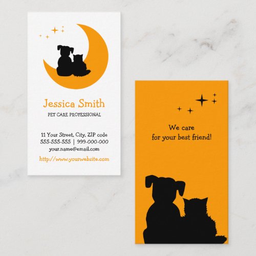 Pet Care / Sitter business card