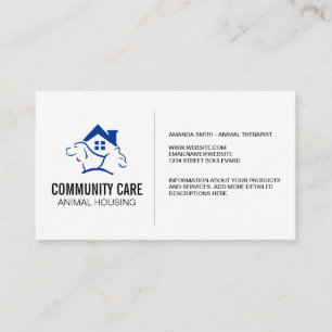 Animal Care   Pet Sitting Business Card