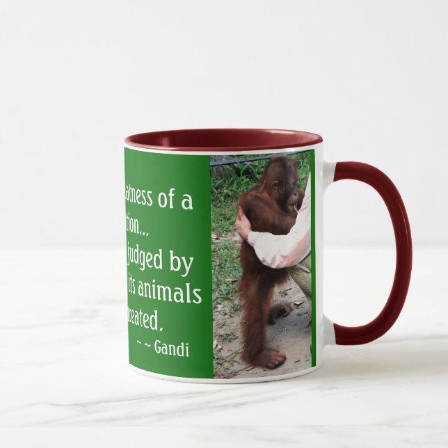 Animal Care Quotation Mug (Right)