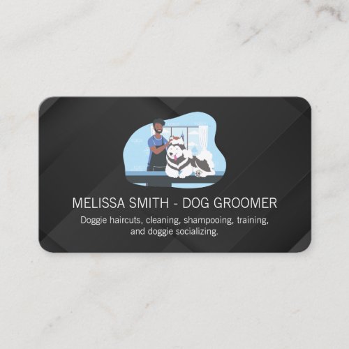 Animal Care Services | Dog Groomer Business Card