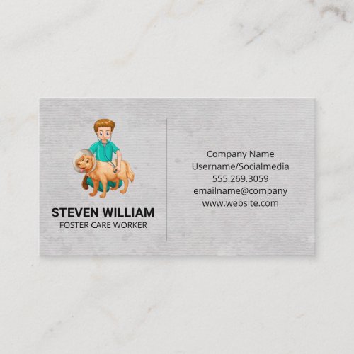 Animal Care  Shelter  Veterinarian  Business Card