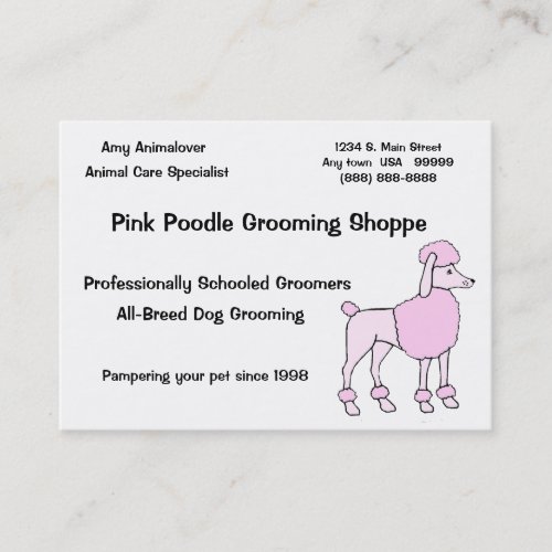 Animal Care Specialist Business Card Templates