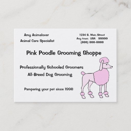 Customizable Animal Care Specialist Business Card Templates