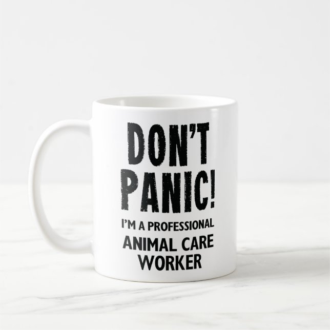 Animal Care Worker Coffee Mug (Left)