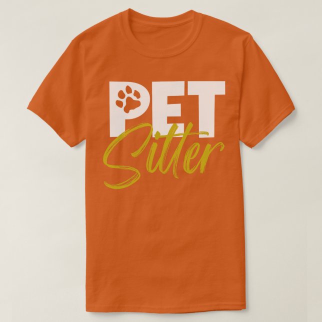Animal caretaker Pet sitter T-Shirt (Design Front)