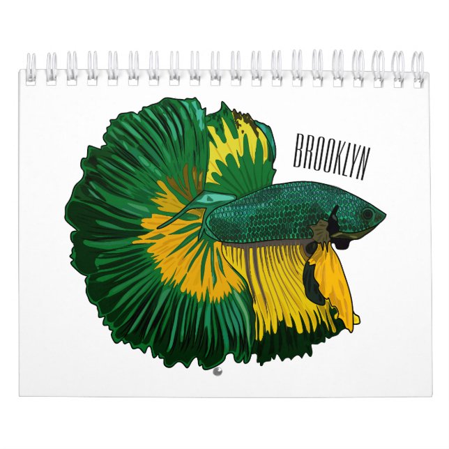 Animal cartoon illustration calendar (Cover)
