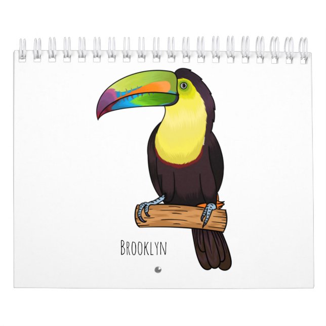 Animal cartoon illustration calendar (Cover)