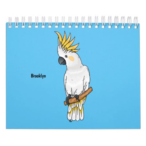 Animal cartoon illustration calendar