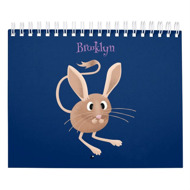 Animal cartoon illustration calendar (Cover)