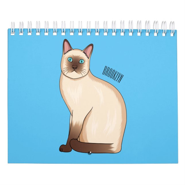 Animal cartoon illustration calendar (Cover)