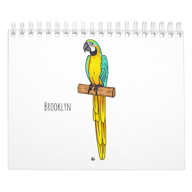 Animal cartoon illustration calendar (Cover)