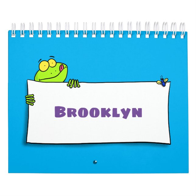 Animal cartoon illustration calendar (Cover)