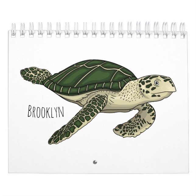 Animal cartoon illustration calendar (Cover)