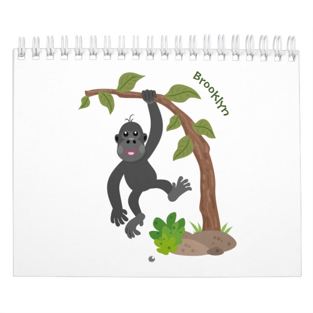 Animal cartoon illustration calendar (Cover)