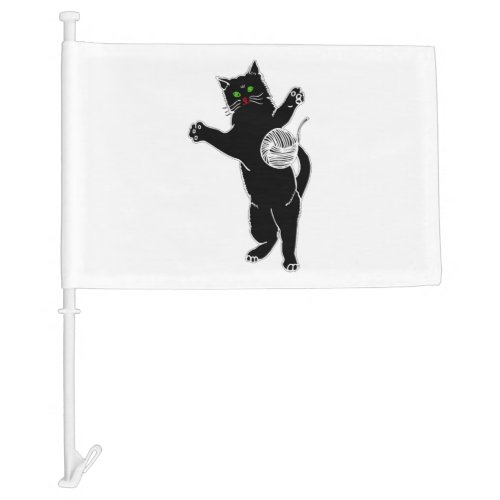 AnimalCatCatsanimalpetcattigerwild catcat  Car Flag