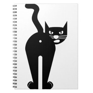 Animal Cat Mammal Silhouette Notebook