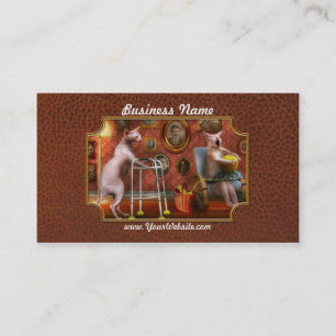Animal - Cat - Retirement home for cats Business Card