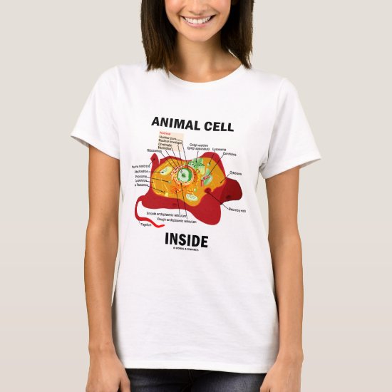 Animal Cell Inside (Eukaryote Cell Biology) T-Shirt