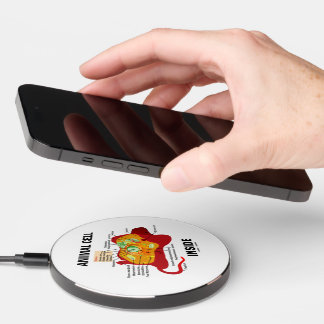 Animal Cell Inside Eukaryote Diagram Wireless Charger