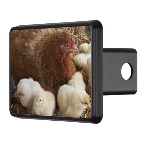 animal chick chicken farm cute bird baby hitch cover