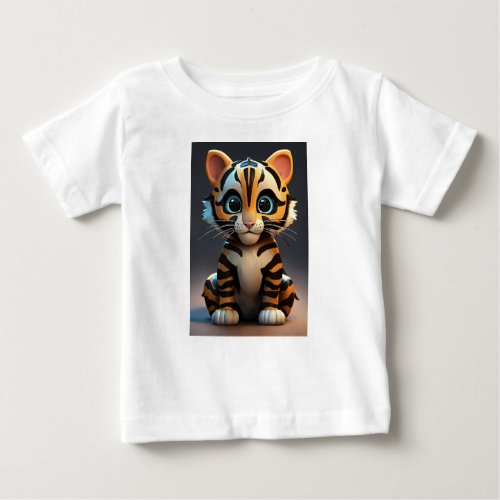 Animal chita T shirt for baby girl