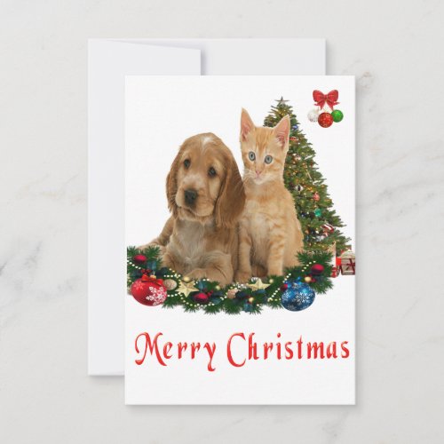 Animal Christmas cards