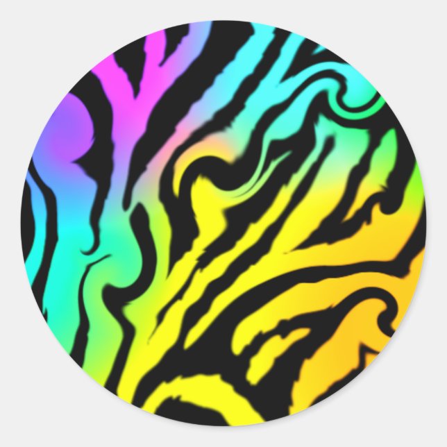 ANIMAL CLASSIC ROUND STICKER (Front)