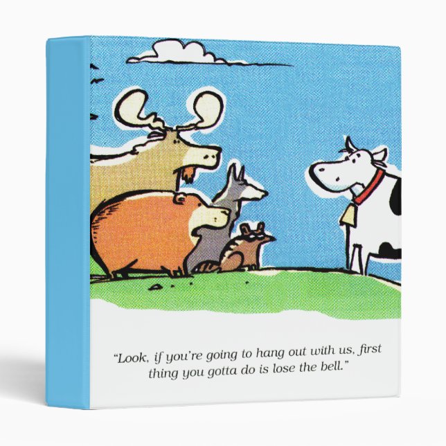 Animal Click 3 Ring Binder (Front/Spine)