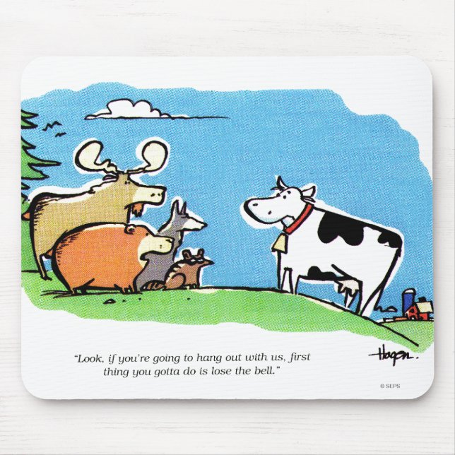 Animal Click Mouse Pad (Front)