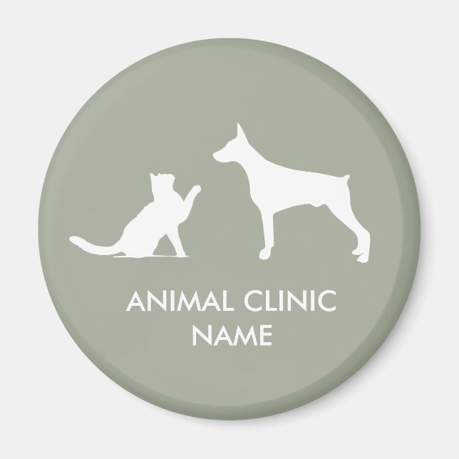 Animal Clinic Magnet (Front)