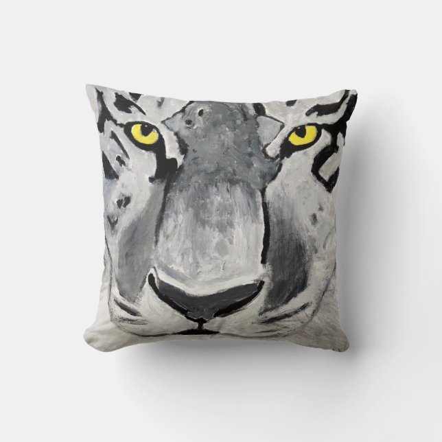 Animal Collection - The Eye Of The Tiger Throw Pillow (Front)
