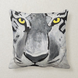 Animal Collection - The Eye Of The Tiger Throw Pillow