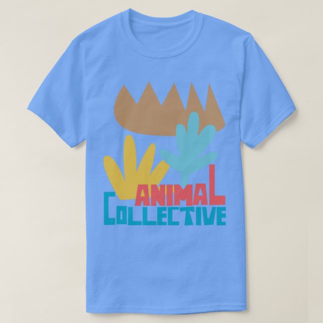 animal collective retro look fan art design T-Shirt (Design Front)