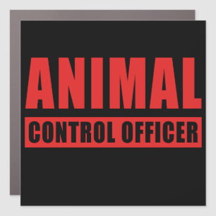 Animal Control Officer – Cute Patrol Uniform & Dog Car Magnet