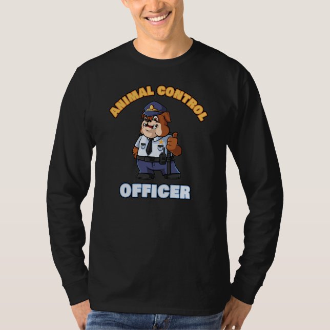 Animal Control Officer – Cute Patrol Uniform & Dog T-Shirt (Front)
