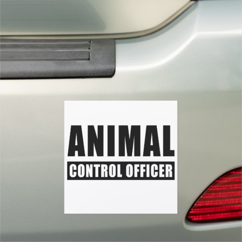 Animal Control Officer Men  Women Patrol Uniform Car Magnet