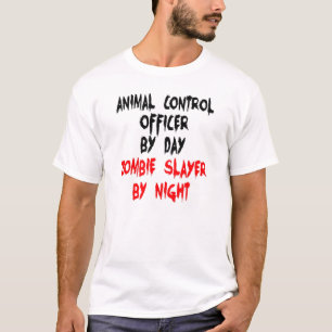 Animal Control Officer Zombie Slayer T-Shirt