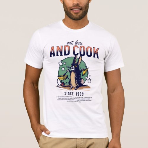 animal cook short  T_Shirt