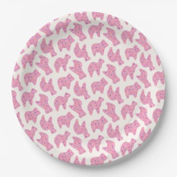 Animal Cookie Birthday Party Paper Plate - Magenta by AmberBarkley at Zazzle
