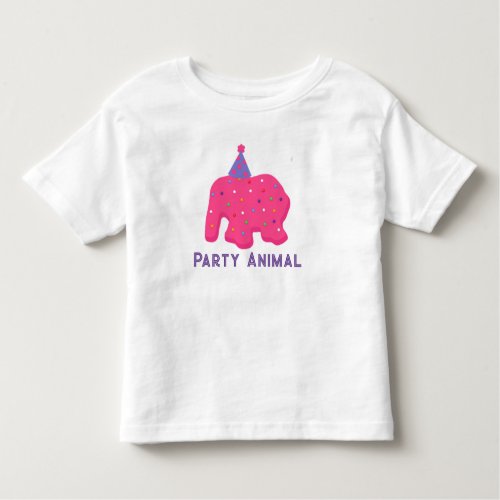 Animal Cookie Birthday Party Toddler T_Shirt