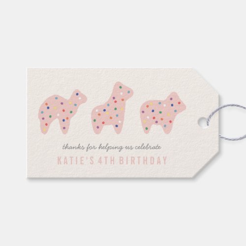 Animal Cookie Gift Tag _ Bubblegum