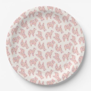 Animal Cookie Paper Plate - Bubblegum by AmberBarkley at Zazzle