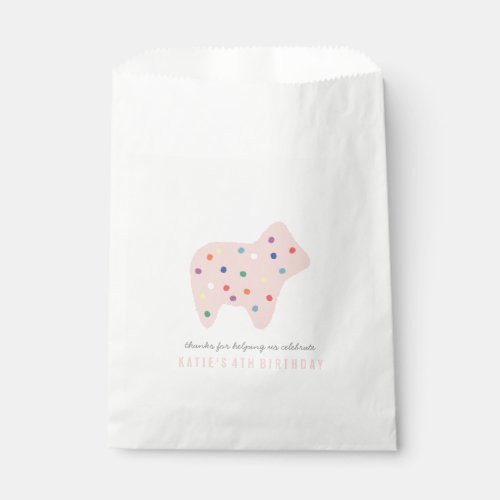 Animal Cookie Party Favor Bag _ Bubblegum