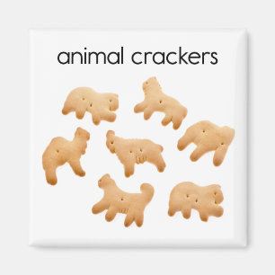 Animal Crackers Refrigerator Magnet