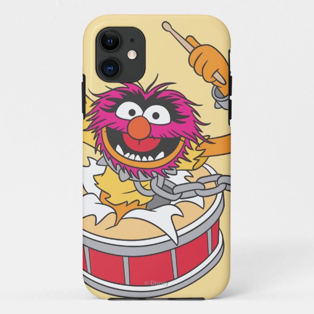 Animal Crashing Through Drums Case-Mate iPhone Case (Back)