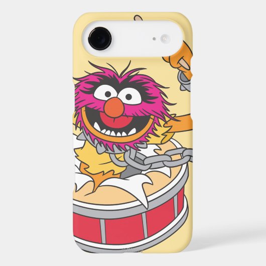 Animal Crashing Through Drums Case-Mate iPhone Case (Back)