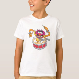 Animal Crashing Through Drums T-Shirt