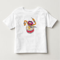 Animal Crashing Through Drums Toddler T-shirt